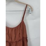 Aeropostale  Tiered Mini Babydoll Dress Women M Brown Western Cowgirl Cottagecore Photo 9