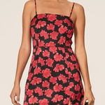 The East Order Black Floral Jacquard Mini Dress MEDIUM Slip Cocktail $169 Flaw Photo 0