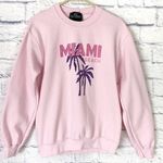 Alla Berman pink Miami crewneck sweatshirt XS Photo 0