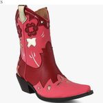 Red Cowgirl Boots Size 8 Photo 1