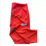 Athleta  All In crop leggings, coral, small, S, 4/6, Workout, Stash pocket, mesh Photo 2