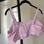 SKIMS NEW  PINK FLORAL SCOOP NECK BRALETTE Size‎ L Photo 6