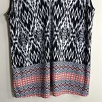 Paper Moon Black and White Patterned Sleeveless top size XL‎ Photo 3