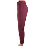 Old Navy Women's Red Pixie High Rise Flat Front Ankle Skinny Dress Pants Size 8 Photo 1