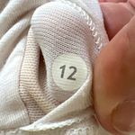 Lululemon  Kanto Catch Me Tank Built-in Bra White‎ Size 12 Yoga Pilates Gym GUC Photo 7