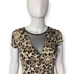 Kimchi Blue Urban Outfitters Mesh Bust Animal Print Skater Dress Size Small Photo 3