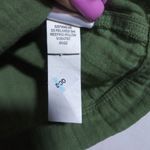 Old Navy Short Sleeve Relaxed Button Up Shirt Gauzy Boxy Weeping Willow Sz L Photo 6