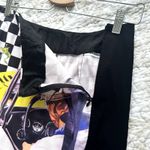 CLIO Y2K Racecar Formula 1 Mini Skirt Sz 4 Black Photo 4