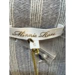 Minnie Rose Open Front Draped Ribbed Cashmere Sweater Size Small Gray Shawl Photo 4