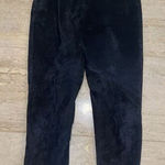 Neiman Marcus Indygo‎  Exclusive Size 4 Black Suede Leather Pants Photo 0
