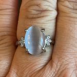 Opal stone S925 silver ring size 8.25 Photo 8