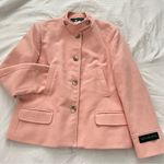 Harve Benard x Benard Holtzman 100% Wool Jacket Coat Size 10 Womens Pink Photo 11