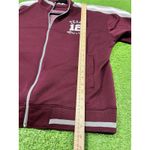 Vintage Y2K Texas A&M Jacket LG Aggies Embroidered Track Jacket 12 Man Maroon Photo 3