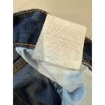 Little Prince Jeans Womens 30" Straight Leg Stretch Raw Hem Travel Concert Blue Photo 3