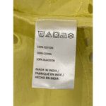 Anthropologie WOMENS ONE SIZE Maeve Cropped Navy Eyelet Boho Kimono yellow Photo 11