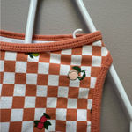 Vans  Women’s Checkered Fruit Print Stretch‎ Crop Top Size Large Photo 7