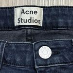 Acne Studios Womens Skin 5‎ Jeans Size 28 X 27 Skinny Dark Denim Pants Mid Rise Blue Photo 3