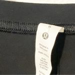 Lululemon  Size 6 Black Short Sleeve Cotton Blend Tie Waist Athletic Dress Photo 2