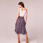Band of Gypsies Band of the Free Linaelle Purple Floral Wrap Skirt
NWT Photo 1