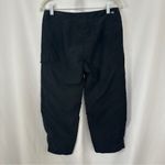 The North Face The North Face Capri Cargo Pants Black Mid Rise Hook & Loop Womens Sz 8 Outdoor Photo 3