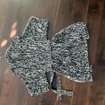 Anthropologie Little Lies Black & WHite Chunky Knit Sweater Size Small / Medium Photo 6