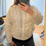 Adidas Vintage White Full Zip Track Jacket Mock Neck Sportswear Photo 7