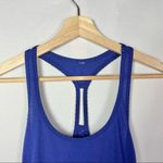 Under Armour  UA Racerback Blue Purple Mesh Detail Athletic Tank Top S Photo 3