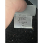 Jessica Simpson Beanie Hat Womens OS Knit Speckled Black Faux Fur Pom Pom NWT Photo 5