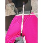 Hot Pink Pleated Lounge Set Button Top Wide Leg Pants 2 Photo 3