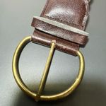 Brown Braided Belt with Gold Buckle Photo 3
