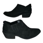 EUC BLOWFISH MALIBU Black Vegan Suede Ankle Cowboy Boots Photo 0