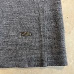 Lacoste  Gray Grey Logo Sweater Preppy Short Dress Woolmark Merino Extra Fine 34 Photo 3