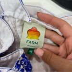 Farm Rio  Off-White Floral Cascade Wavy Midi Dress Size XXS Photo 6