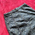 Free People Denim Mini Skirt - Navy and Gray Pattern, size 0 Zip up back Photo 1