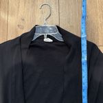 Pact  Womens Black Airplane Wrap Cardigan Size M/L Lagenlook Organic Cotton Comfy Photo 9