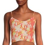 Hurley NWT Crop Top Adjustable Spaghetti Straps and Smocked Back Womens Sz Large Photo 0