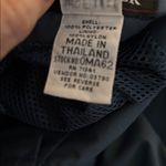 VTG L.L. Bean Traveler Belted Rain Trench Coat Dusty Blue Sz M Pockets Mid Calf Size M Photo 9