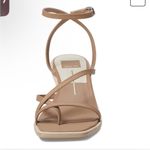 NEW Dolce Vita Gemini Cafe Leather Strappy Wedge Heel Sandals Size 11, MSRP $130 Tan Photo 1