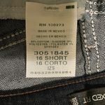 Lee Womens Plus Relaxed Fit Straight Leg Dark Wash Flex Waistband -16 Short Photo 4