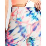 Athleta NEW Elation Tie-Dye 7/8 Tights Acid-Wash Colorful V-Back Skinny Pants XS Photo 2