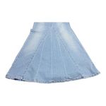 Route 66 VTG  Original Clothing Co Denim Maxi Skirt 5/6 Light Wash Flared Panel Photo 5