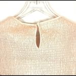 Line and Dot Revolve  LouLou Satin  Smocked Top Size M Photo 8