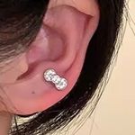 Boutique Hello Kitty Bow Cartilage Lobe Earring | 18k‎ Gold Filled Photo 8