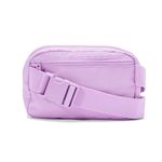 PINK - Victoria's Secret VS Pink Vinyl Zipper Belt Bag Lilac NWT Photo 2