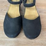 Naot Heel Black Velvet Nubuk Mary Jane Shoes, Size 7 Photo 5