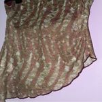 Cider Size M Mesh Asymmetrical Hem Tie Dye Crop Tube Top Forest Fairy Whimsical Photo 5