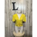 Polly & Esther  yellow blouse Photo 4