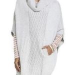 CAbi 3003 Gray Cable Knit Poncho Sweater, EUC, Size XS, MSRP $139 Photo 1