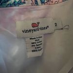 Vineyard Vines  Ocean Life Strapless Dress Fish Coral Beach Pockets Womens Size 2 Photo 7