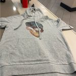 No Boundaries Hoodie  Heather Gray Knit Top 38-40 great shape Photo 3